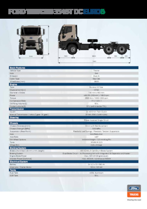 Ciągniki siodłowe Ford 3548T Dc