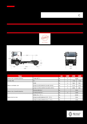 Ciągniki siodłowe Renault C T4X2 OFF ROAD 13L E6
