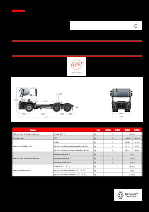 Ciągniki siodłowe Renault C T6X4 13L E6