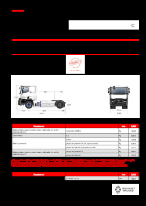 Ciągniki siodłowe Renault E-TECH C - T4x2 OFF ROAD