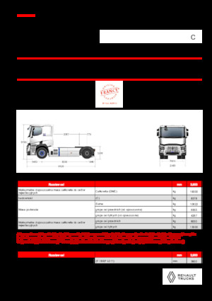 Ciągniki siodłowe Renault E-TECH C - T4x2 ROAD