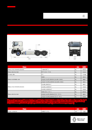 Ciągniki siodłowe Renault E-TECH C - T6x4 OFF ROAD