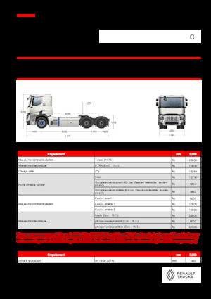 Ciągniki siodłowe Renault E-TECH C - T6x4 ROAD