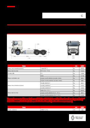 Ciągniki siodłowe Renault E-TECH C - T6x4 ROAD