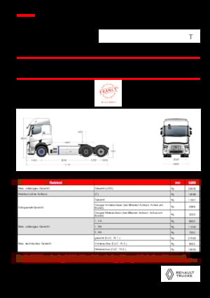 Ciągniki siodłowe Renault E-TECH T - T6x2 TAG
