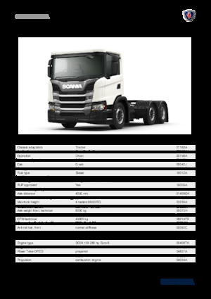 Ciągniki siodłowe Scania G 280 A6x2/4NA