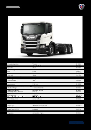 Ciągniki siodłowe Scania G 280 A6x4NA