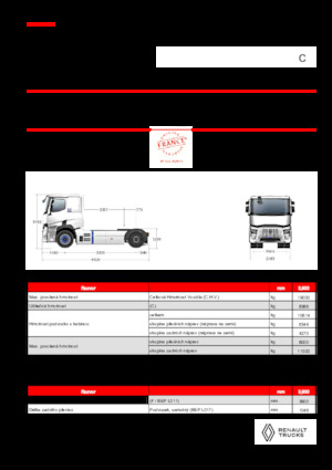 Ciągniki siodłowe Renault RT E-TECH C - T4x2 ROAD