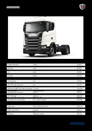 Ciągniki siodłowe Scania S 420 A4x2NZ
