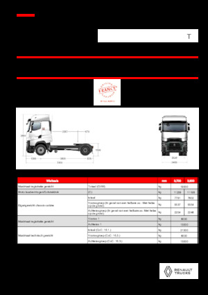 Ciągniki siodłowe Renault T HIGH T4X2 13L E6