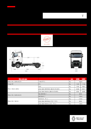 Ciągniki siodłowe Renault T HIGH T4X2 MAXISPACE 13L E6
