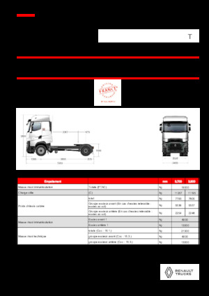 Ciągniki siodłowe Renault T HIGH T4X2 MAXISPACE 13L E6