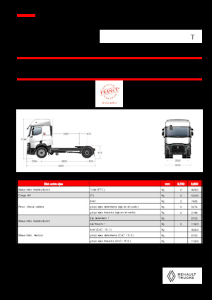 Ciągniki siodłowe Renault T T4X2 X-LOW 13L E6