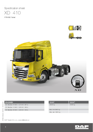 Ciągniki siodłowe DAF XD 370 FTN
