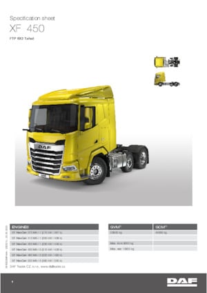 Ciągniki siodłowe DAF XF 370 FTP