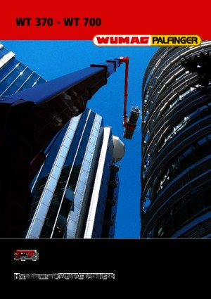 Platformy robocze na wysięgniku teleskopowym mocowane na ciężarówce Palfinger WT 370