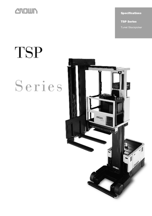 Wózek widłowy wieżowy??Wózek widłowy wieżowy Crown 1,5 TSP