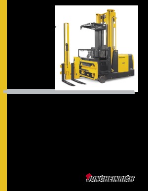 Wózek widłowy wieżowy??Wózek widłowy wieżowy Jungheinrich EKX 410