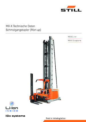 Wózek widłowy wieżowy??Wózek widłowy wieżowy Still MX-X 1.5