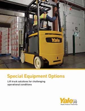 Wózek widłowy wieżowy??Wózek widłowy wieżowy Yale NTA035SB L