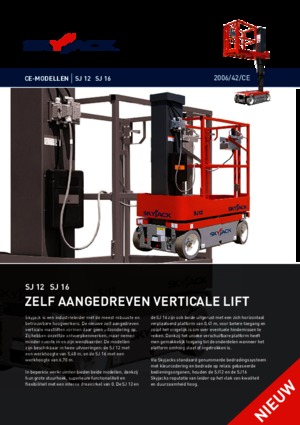 Kołowe platformy robocze z masztem pionowym Skyjack SJ 12