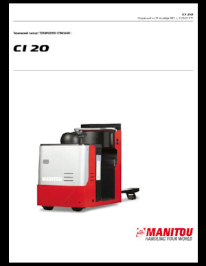 Wózki do kompletacji zamówień Manitou CI 20