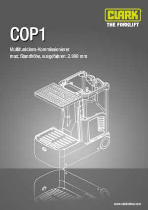 Wózki do kompletacji zamówień Clark COP 1