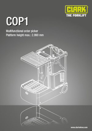 Wózki do kompletacji zamówień Clark COP 1
