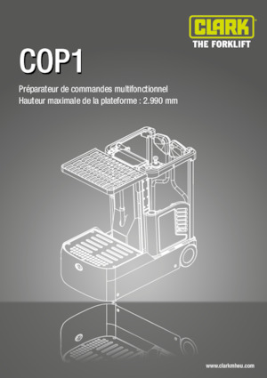 Wózki do kompletacji zamówień Clark COP 1