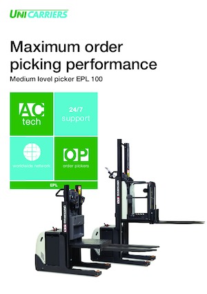Wózki do kompletacji zamówień UniCarriers EPL 100 