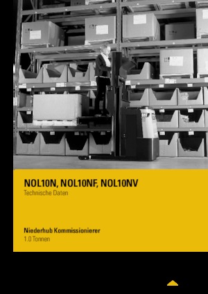 Wózki do kompletacji zamówień Caterpillar NOL10N