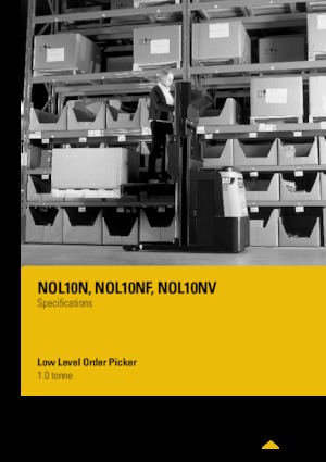 Wózki do kompletacji zamówień Caterpillar NOL10NF