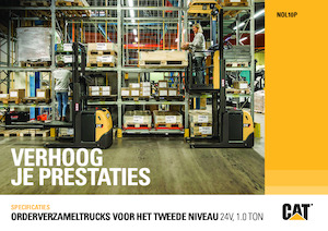 Wózki do kompletacji zamówień Caterpillar NOL10P 