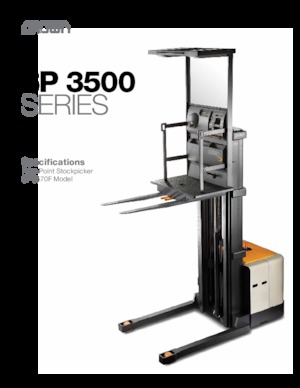 Wózki do kompletacji zamówień Crown SP 3580F