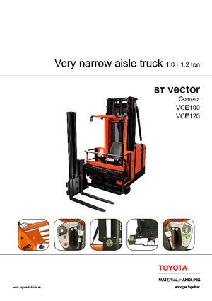 Elektryczne wózki widłowe boczne BT Vector VCE 100