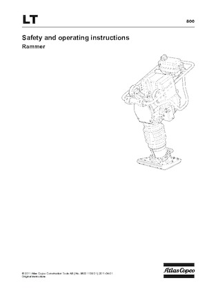 Ubijaki wibracyjne diesel i benzynowe Atlas Copco LT 800