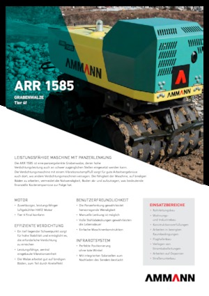 Walec wibracyjny do wykopów Ammann ARR 1585 T4f