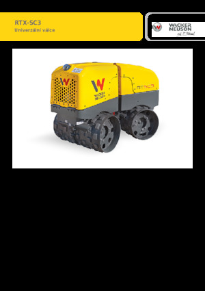 Walec wibracyjny do wykopów Wacker Neuson RTLx SC 3
