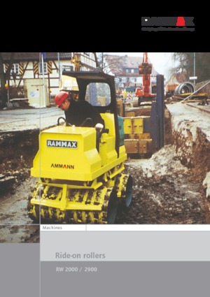 Walec wibracyjny do wykopów Rammax RW 2000 HF