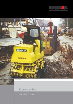 Walec wibracyjny do wykopów Rammax RW 2900 HF