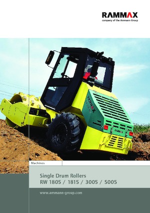 Pojedyncze walce drogowe Rammax RW 5005