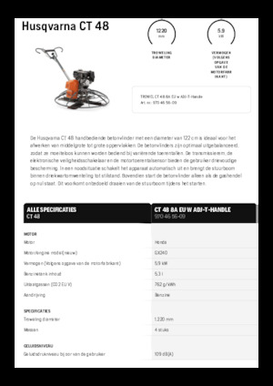 Zacieraczki samojezdne Husqvarna CT 48