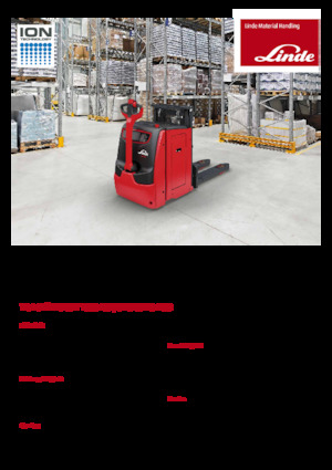 Wózki paletowe elektryczne Linde D10