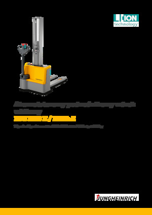 Wózki paletowe elektryczne Jungheinrich EJC M10b E Li-Ion