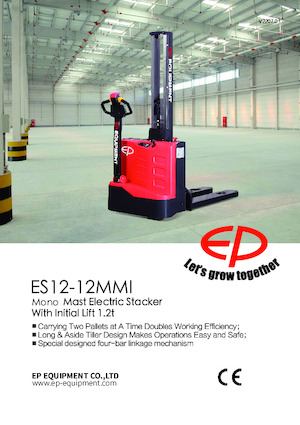 Wózki paletowe elektryczne EP ES12-12MMi