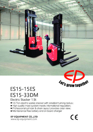 Wózki paletowe elektryczne EP ES15-15ES