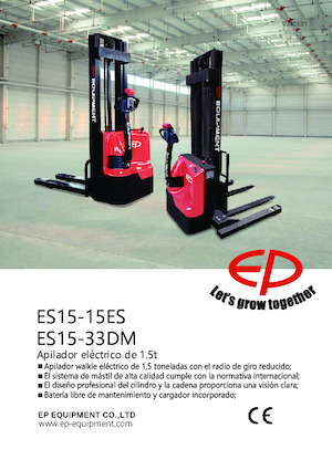 Wózki paletowe elektryczne EP ES15-15ES