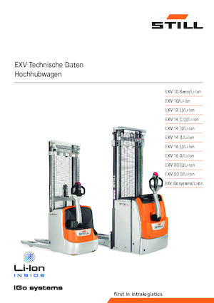 Wózki paletowe elektryczne Still EXV 10 