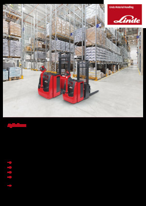 Wózki paletowe elektryczne Linde L16ac Duplex