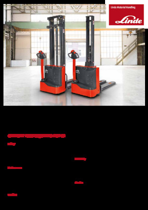 Wózki paletowe elektryczne Linde ML10